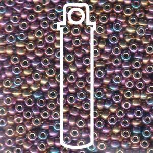 Miyuki Seed Beads - Metallic Purple Gold Iris 11/0, 24 gram Miyuki