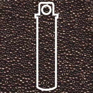 Miyuki Seed Beads - Metallic Chocolate 11/0, 24 gram Miyuki