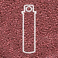 Miyuki Seed Beads - Duracoat Galvanized Matte LT Cranberry 11/0, 24 gram Miyuki