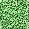 Miyuki Seed beads - Duracoat Galvanized Matte DK Mint Green 11/0, 10 gram Miyuki