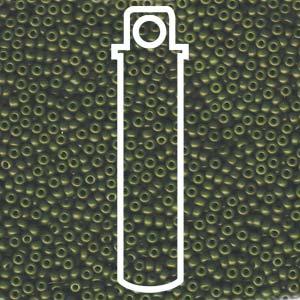 Miyuki Seed Beads - Special Dyed Olive Green 11/0, 24 gram Miyuki