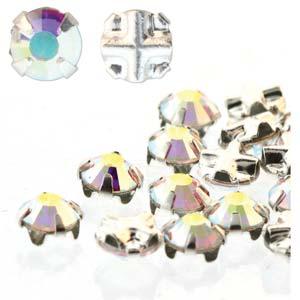 Rose Montees SS12 - Crystal Silver AB 3,5mm 10-pack Hilmas Pyssel