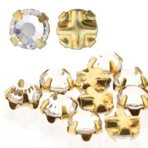 Rose Montees SS20 - Crystal Gold 4,7mm 10-pack Hilmas Pyssel