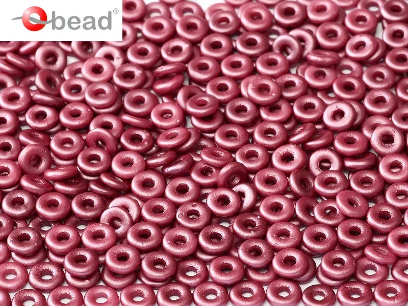 O Bead - Pastel Burgundy, 5 gram Hilmas Pyssel