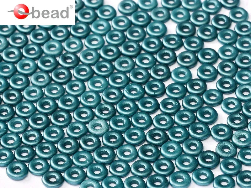 O Bead - Pastel Petrol, 5 gram Hilmas Pyssel
