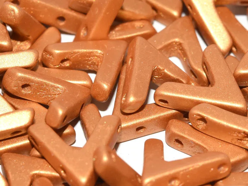 AVA bead - Metallic Gold 10x4mm, 5-pack Hilmas Pyssel