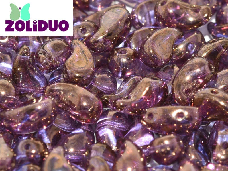 Zoliduo Vänster - Crystal Bronze 5x8mm, 20-pack Hilmas Pyssel