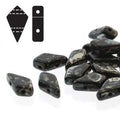 Kite Bead - Jet Picasso 9x5mm, 10 gram Hilmas Pyssel