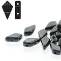 Kite Bead - Jet Gunmetal 9x5mm, 10 gram Hilmas Pyssel