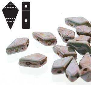 Kite Bead - Chalk Lazure Blue 9x5mm, 10 gram Hilmas Pyssel