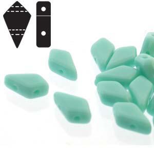 Kite Bead - Turquoise Green 9x5mm, 10 gram Hilmas Pyssel