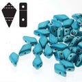 Kite Bead - Aqua Metalust 9x5mm, 10 gram Hilmas Pyssel