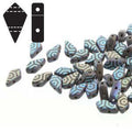 Kite Bead - Jet Laser Web Matt 9x5mm 5 gram Hilmas Pyssel