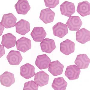 Honeycomb - Silk Laser Silk Pink Web 6mm, 1 sträng Hilmas Pyssel