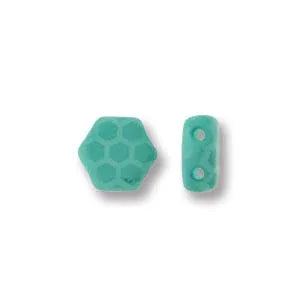 Honeycomb - Silk Laser Silk Turquoise Core 6mm, 1 sträng Hilmas Pyssel