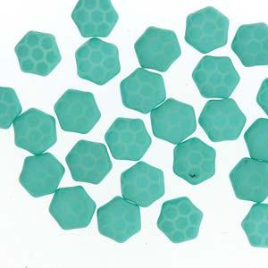 Honeycomb - Silk Laser Silk Turquoise Core 6mm, 1 sträng Hilmas Pyssel