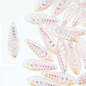 Dagger - Lila Opal Laser Eye 5x16mm, 1 sträng Hilmas Pyssel