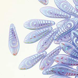 Dagger - Blue Opal Laser Eye 5x16mm, 1 sträng Hilmas Pyssel