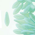 Dagger - Turquoise Opal Matt Laser Feather 5x16mm, 1 sträng Hilmas Pyssel
