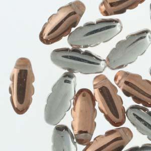 Jagged Dagger - Backlit Peach 6x13mm, 1 sträng Hilmas Pyssel