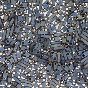Miyuki Quarter Tila - Matte Metallic Silver Grey 5x1,2mm Miyuki