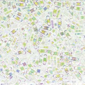 Miyuki Quarter Tila - Clear Transparent Rainbow 5x1,2mm 5 gram Miyuki