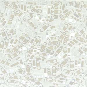 Miyuki Quarter Tila - Opaque White Luster 5x1,2mm, 5 gram Miyuki