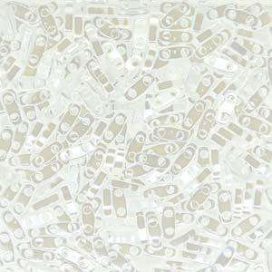 Miyuki Quarter Tila - Opaque White Luster 5x1,2mm, 5 gram Miyuki