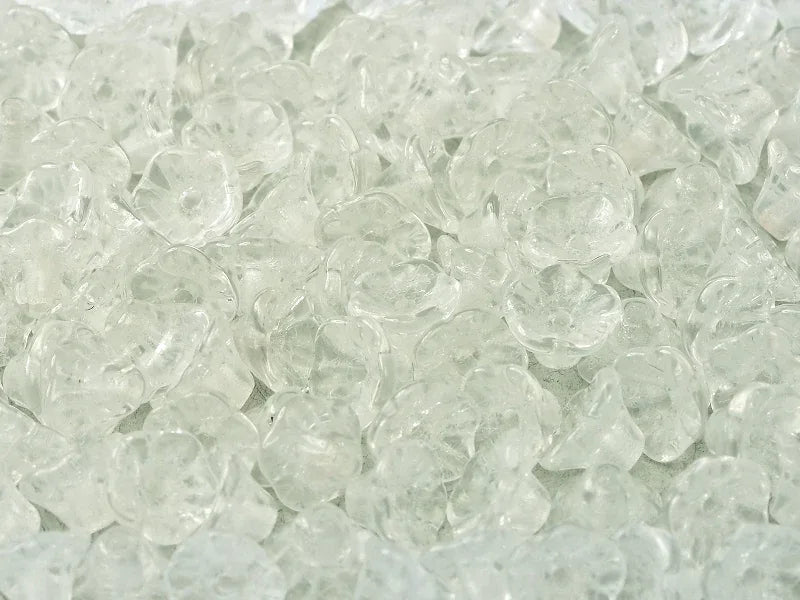 Flower Cup Beads - Crystal 7x5 mm, 20-pack Hilmas Pyssel