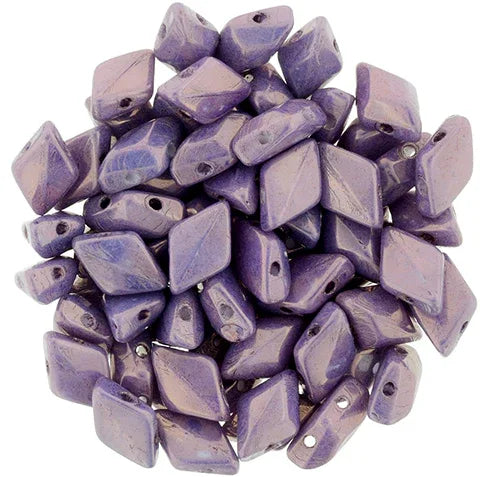 Matubo Gemduo - Metallic Amethyst Chalk 8x5mm, 10 gram Matubo
