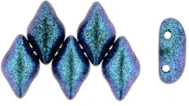 Matubo Gemduo - Polychrome Indigo Violet 8x5mm 10 gram Matubo