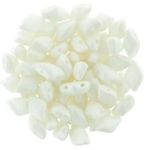 Matubo Gemduo - Saturated White 8x5mm, 10 gram Matubo