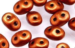 SuperDuo - Matte Metallic Dark Copper, 10 gram Matubo