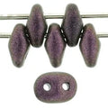 SuperDuo - Polychrome Pink Olive 10 gram Matubo