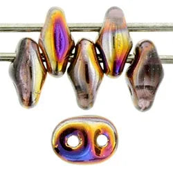 SuperDuo - Medium Amethyst Sliperit 10 gram Matubo