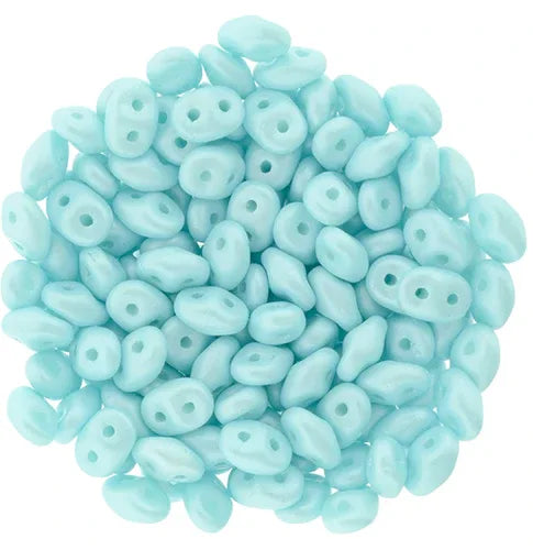 SuperDuo - Powdery Pastel Turquoise 10 gram Matubo