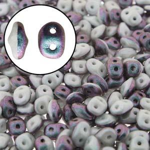 SuperDuo Duets - Polychrome Mix Berry & Cream 10 gram Matubo