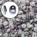 SuperDuo Duets - Polychrome Mix Berry & Cream 10 gram Matubo
