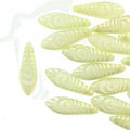 Dagger - Yellow Transparent AB Laser Eye 5x16mm, 1 sträng Hilmas Pyssel