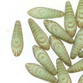 Dagger - Turquoise Opal Matte Laser Eye 5x16mm, 1 sträng Hilmas Pyssel