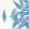 Dagger - Indigo Matte Laser Eye 5x16mm, 1 sträng Hilmas Pyssel