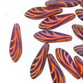 Dagger - Orange Transparent Laser Matt Wing 5x16mm, 1 sträng Hilmas Pyssel