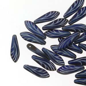 Dagger - Blue Opal Laser Matt Wing 5x16mm, 1 sträng Hilmas Pyssel