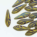 Dagger - Yellow Opaque Laser Matt Wing 5x16mm, 1 sträng Hilmas Pyssel