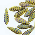 Dagger - Yellow Opaque Laser Rye 5x16mm, 1 Sträng Hilmas Pyssel