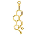 Berlock 925 Silver 24K Gold plated - Östrogen 1 styck Hilmas Pyssel