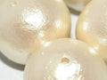 Miyuki Cotton Pearl - Off-White 25mm Miyuki