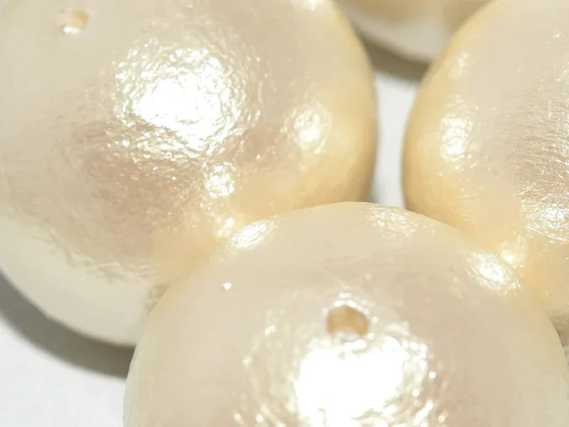 Miyuki Cotton Pearl - Off-White 30mm Miyuki
