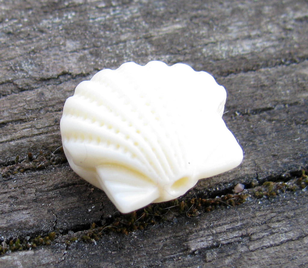 Imiterad Korall - Snäcka, Ivory 1 styck Hilmas Pyssel