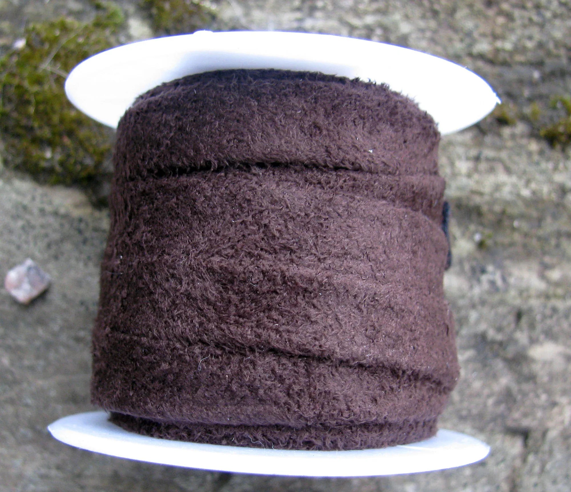 Mockaimitation - Velvet Brun 10mm, 1 m Hilmas Pyssel